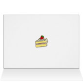 90e verjaardag met cupcake, kaarsen en vorkheftruc (Binnen Horizontaal (Boven))