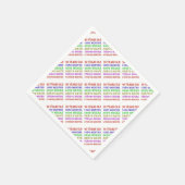 90e verjaardag Mijlpalen Servet (Hoek)