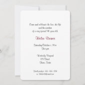 90e verjaardag, mooie Victoriaans vrouw, op maat Kaart (Achterkant)