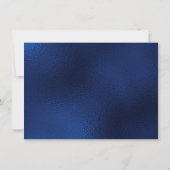 90e verjaardag Navy Blue Balloon Cake Bedankt (Achterkant)