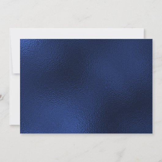 90e verjaardag Navy Blue Balloon Cake Kaart (Achterkant)