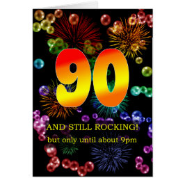 90e verjaardag nog steeds aan het roken