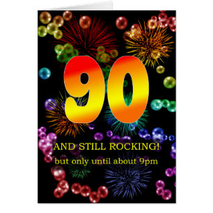 90e verjaardag nog steeds aan het roken