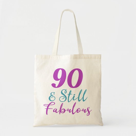 90e verjaardag nog steeds verbazingwekkend tote bag (Voorkant)