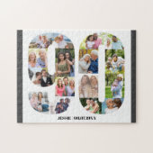 90e verjaardag nummer 90 aangepaste foto legpuzzel (Horizontaal)