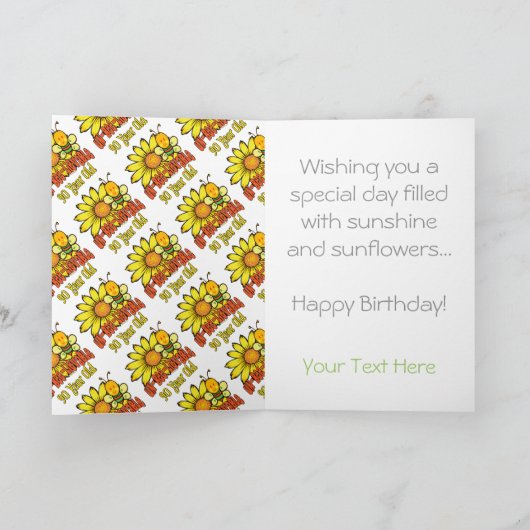 90e verjaardag - Ongelooflijk op 90 jaar oud Kaart (Binnen)