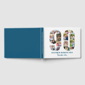 90e verjaardag Onthoud wanneer nummer foto collage Gastenboek (Volledig)