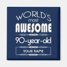 90e verjaardag op de wereld Best Fabulous Dark Blu