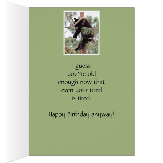 90e verjaardag Ouderdom genoeg je rode Beer (Binnen (Rechts))