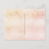 90e verjaardag pampas gras goudbloemen roos boho uitnodiging briefkaart (Achterkant)