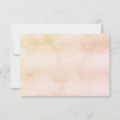 90e verjaardag pampas roos blush florals elegant save the date (Achterkant)