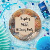 90e verjaardag papieren bordje (Feest)