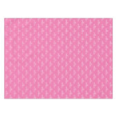 90e verjaardag Party Naam Roze Modern Patroon Tafelkleed (Voorkant (Horizontaal))
