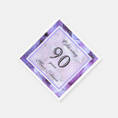 90e verjaardag Party Papieren servetten (Hoek)