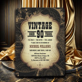 90e Verjaardag Party  Thema Wereldkaart Kaart