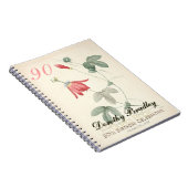 90e verjaardag Passiflora - aangepast gastboek Notitieboek (Rechterzijde)