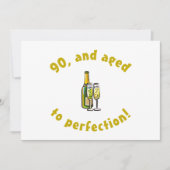 90e verjaardag perfect kaart (Voorkant)