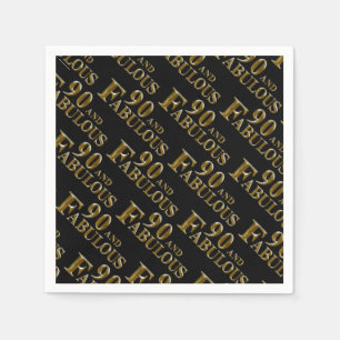 90e verjaardag servet