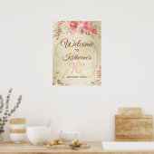 90e verjaardag Shimmer Design Poster (Keuken)