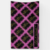 90e verjaardag spandoek (Verticaal)