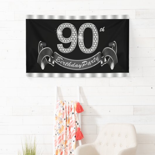 90e verjaardag spandoek (Insitu)