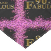 90e verjaardag tafelkleed (Gekanteld)