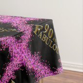 90e verjaardag tafelkleed (Voorbeeld)