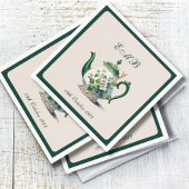 90e verjaardag Tea Party Groene Regency Verjaardag Servet
