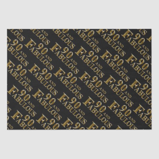 90e verjaardag tissuepapier (Voorkant)