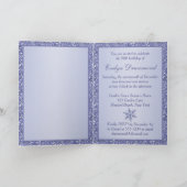 90e verjaardag Uitnodiging Kaart | Lila (Binnen)