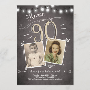 90e verjaardag uitnodiging negentigste verjaardag