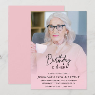 90e verjaardag uitnodigingen Verjaardag Diner Foto