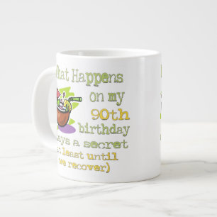 90e verjaardag van cadeautjes van de Birthday Part Grote Koffiekop