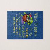 90e verjaardag van cadeautjes van de Birthday Part Legpuzzel (Horizontaal)