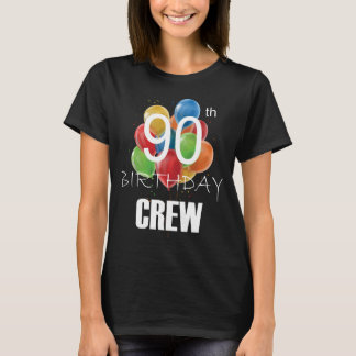 90e verjaardag van de bemanning van 90 partijen, v t-shirt
