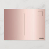 90e verjaardag van de bogundy floral roos gouduitn briefkaart (Achterkant)