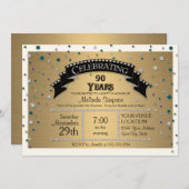 90e verjaardag van de feestdag voor de joodse Conf Kaart (Voorkant / Achterkant)