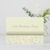 90e verjaardag van de Floral Kaart (Staand voorkant)