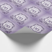 90e verjaardag van de geboorte Persoonlijk Cadeaupapier (Hoek)