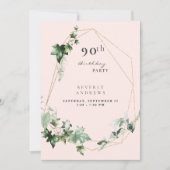 90e verjaardag van de olifantenwedstrijd Champagne Kaart (Voorkant)