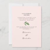 90e verjaardag van de olifantenwedstrijd Champagne Kaart (Achterkant)