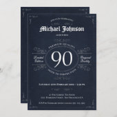 90e verjaardag van de perfecte zeemacht kaart (Voorkant / Achterkant)