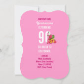 90e verjaardag van de uitnodiging van de Birthday  (Achterkant)