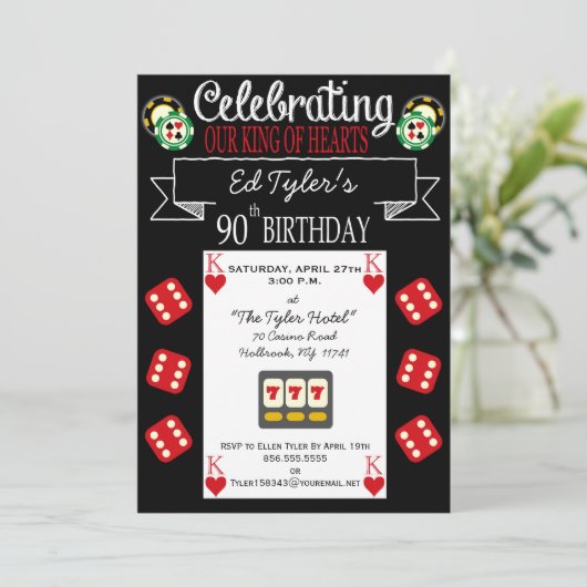 90e verjaardag van de uitnodiging van de koning va (Staand voorkant)