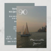 90e verjaardag van de verjaardag van de zonsonderg kaart