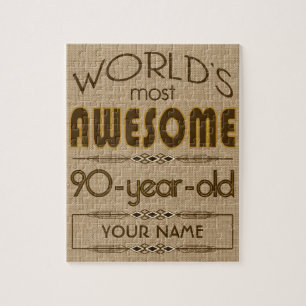 90e verjaardag van de viering van de wereld Best F Legpuzzel