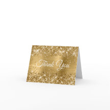 90e verjaardag van Glitter Gold Foil