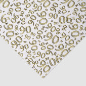 90e verjaardag van het Koel Aantal Pattern Gold en Tissuepapier (Detail)