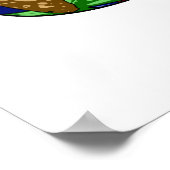 90e verjaardag vlinders poster (Hoek)