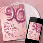 90e verjaardag vrouwen Roos Kaart